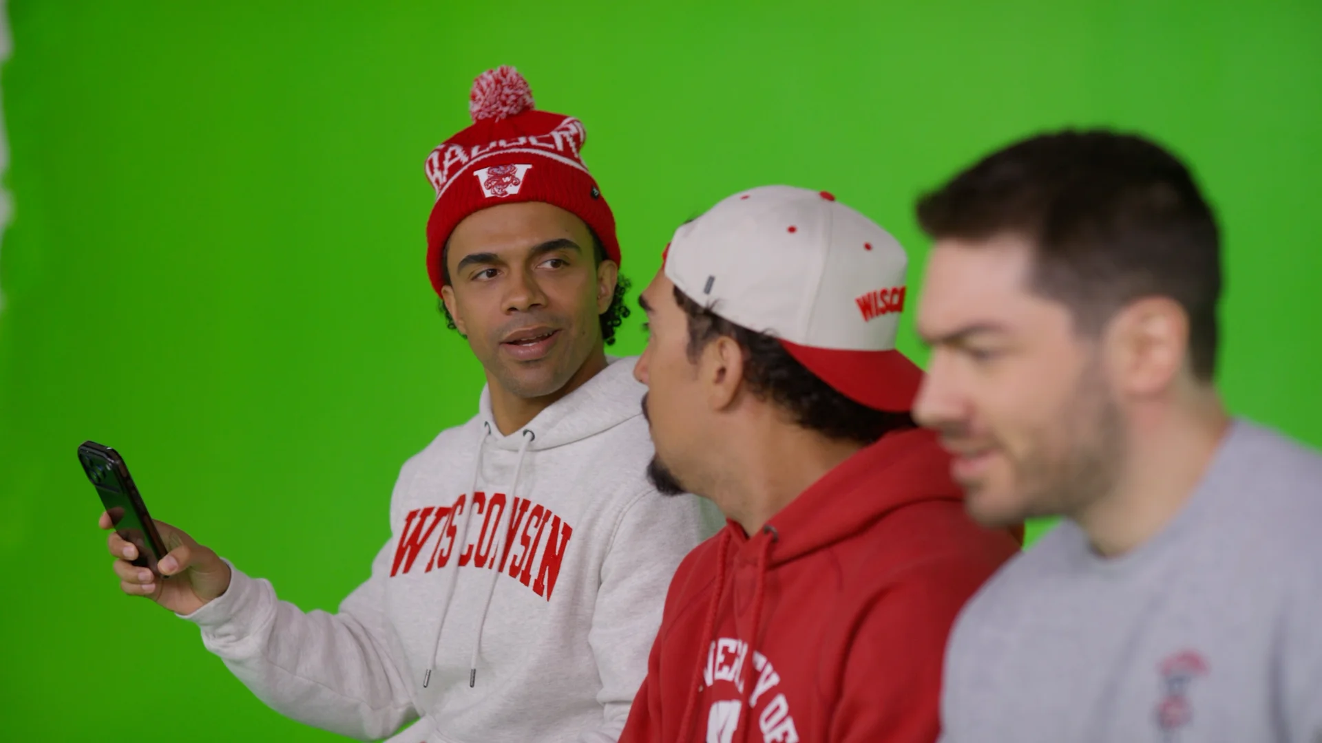 Green-screen plate