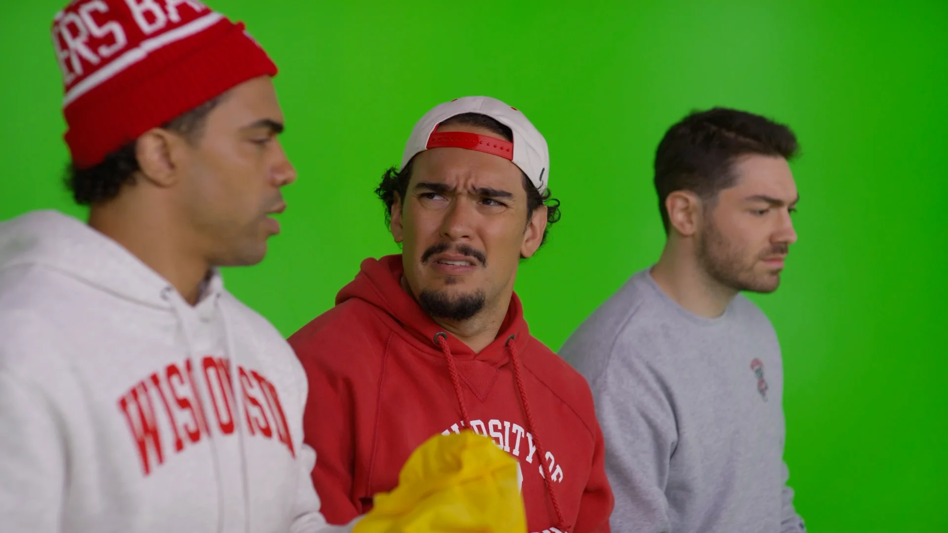 Green-screen plate