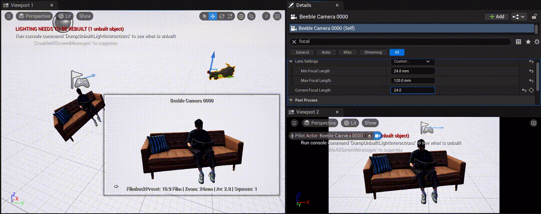 Automatic Focal Length Scaling