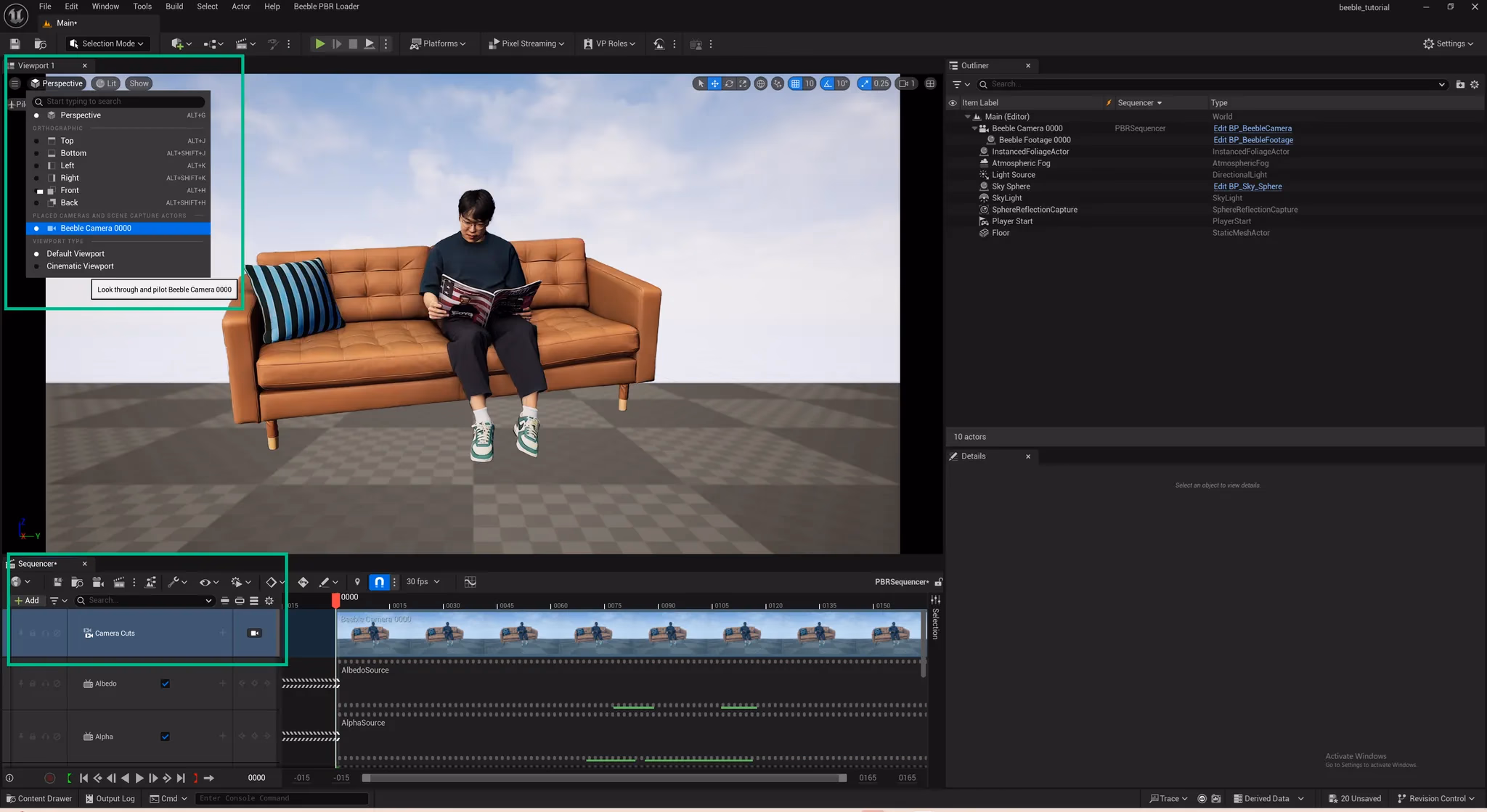 View from Beeble Camera